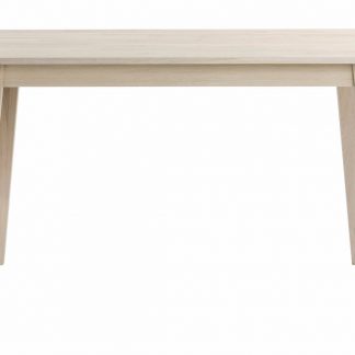Filippa spisebord - hvidolieret eg m. klap (80x120+45)