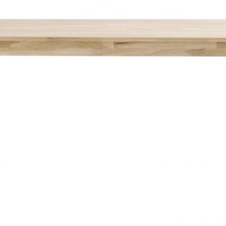 Filippa spisebord - hvidpigmenteret eg m. udtræk (140x90)