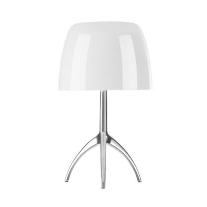 Foscarini Lumiere Bordlampe Grande Hvid Aluminium