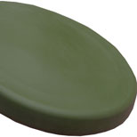 Grønt silikone sædeovertræk