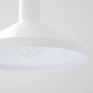 House doctor lampe mallmade hvid ø28 cm h23 cm