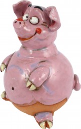 Keramik gris Højde 19 cm