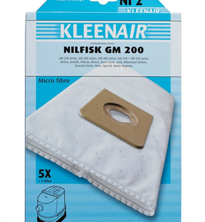 Kleenair NI2 Nilfisk GM200-400 Støvsugerposer