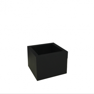 Krukke - Multi Kvadrat xx-small Sort - 8 x 8 x 6 cm