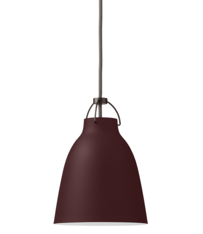 Udstillingslampe: Caravaggio Pendel mat dark sienna P3