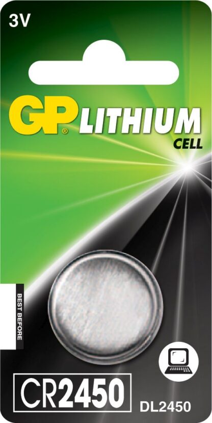CR 2450 3Volt Lithium batteri