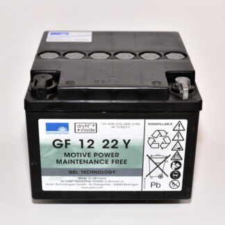 Exide Sonnenschein 12 volt 22 Ah. batteri (Gel)