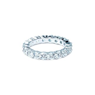 Oxford round cut band ring