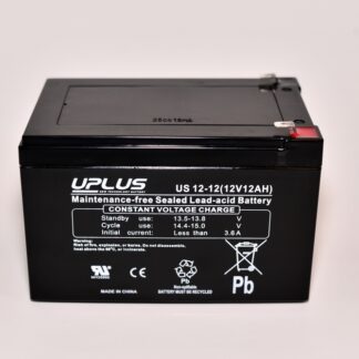 Uplus 12 volt 12 Ah. batteri (AGM)