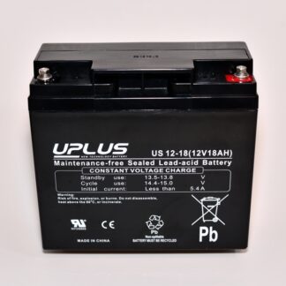 Uplus 12 volt 18 Ah. batteri (AGM)