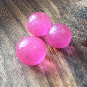 Glittereffekt vandperler pink