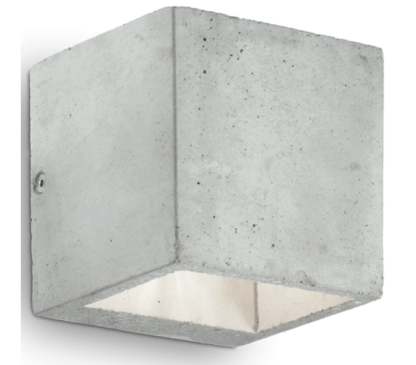 KOOL Væglampe i beton H10 cm 1 x G9 - Grå