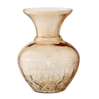 Bloomingville vase (brun/glas)