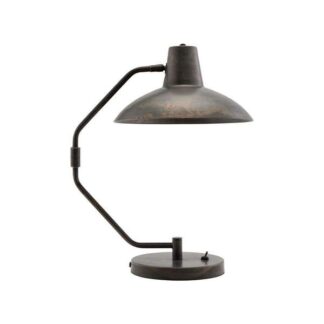 Bordlampe, Desk, Antik brun MØRKEGRÅ