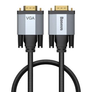 BASEUS Enjoyment - VGA til VGA kabel adapter 1m - 1080p - Mørkegrå
