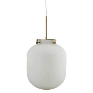 Lampe, Ball, hvid lysegrå