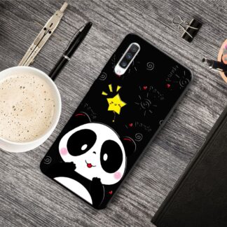 Samsung Galaxy A50 / A50s / A30s - Mønstret gummi cover - Panda