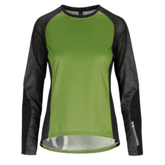 Assos Trail Womens Jersey - Dame MTB cykeltrøje med lange ærmer - Grøn - Str. XL
