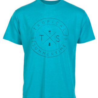 LOADED BIG TST +size herre t-shirt AQUA BLUE 3XL