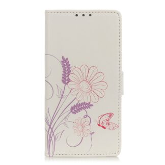 Nokia 2.3 - Mønstret læder cover / pung - Blomster