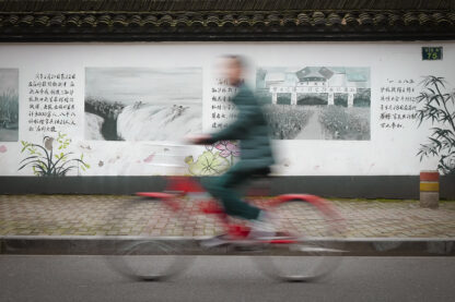 Red Bicycle af Julie Aucoin