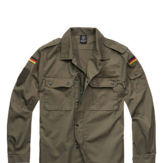 Brandit Shirt Jacket (Oliven, 4XL)