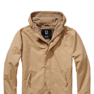 Brandit Windbreaker m. Lynlås (Camel, XL)