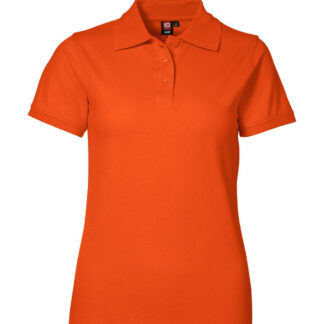 ID Feminin Stretch Polo (Orange, 2XL)