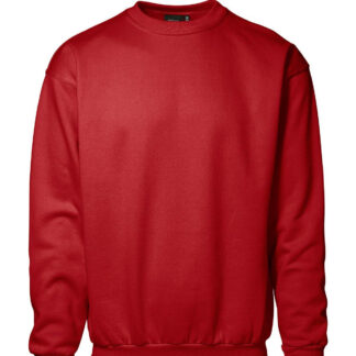 ID Klassisk Sweatshirt, Slidstærk (Rød, L)