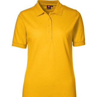 ID PRO Wear Poloshirt til Kvinder (Gul, L)