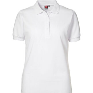 ID PRO Wear Poloshirt til Kvinder (Hvid, XL)