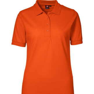 ID PRO Wear Poloshirt til Kvinder (Orange, 4XL)