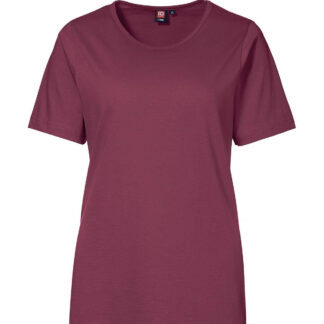 ID T-TIME T-shirt til Kvinder (Maroon, L)