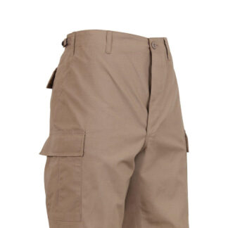 Rothco BDU Shorts i Rip-Stop (Khaki, 2XL / 43"-47")