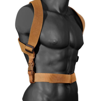 Rothco Combat Suspenders (Coyote Brun, One Size)