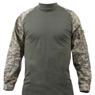 Rothco Langærmet T-Shirt - Kampskjorte (ACU / Foliage Green, M)