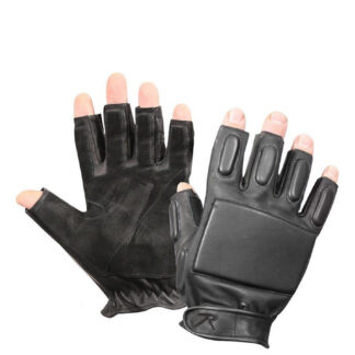 Rothco Taktiske Fingerløse Handsker (Sort, 2XL)