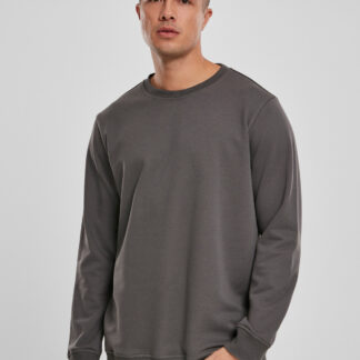 Urban Classics Basic Terry Crewneck (Dark Shadow, S)