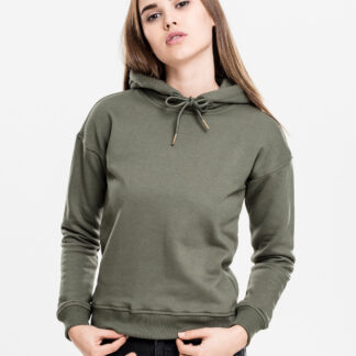 Urban Classics Ladies Hoody (Oliven, L)