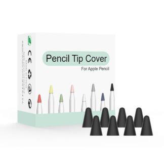 Apple Pencil - Beskyttelsescover Tip til din Apple Pen 8 stk. - Sort