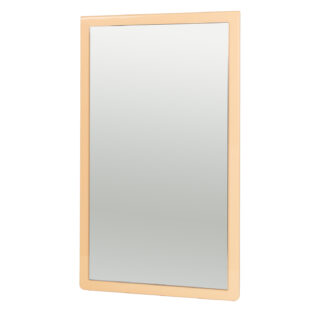 BROSTE COPENHAGEN Tenna vægspejl - spejlglas og dusty peach MDF (78x46)