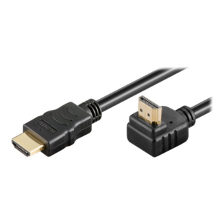 High Speed 90Â° vinklet HDMI kabel - 4K/30Hz- 3 m