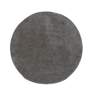 VENTURE DESIGN Ulla gulvtæppe - grå uld og polyester (Ø200)