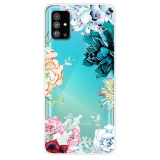 Samsung Galaxy S20 - Design gummi cover/etui - farverige Blomster