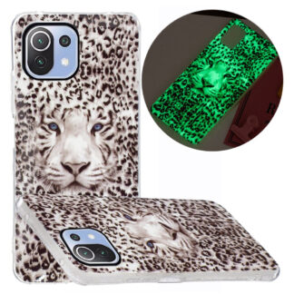 Xiaomi Mi 11 Lite 4G/5G - Gummi cover - Printet Design - Leopard