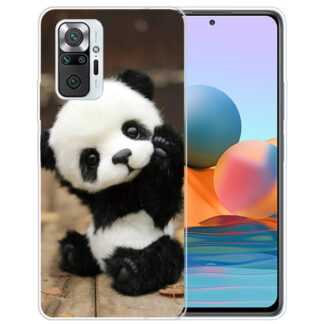 Xiaomi Redmi Note 10 Pro/Note 10 Pro Max - Gummi cover - Printet Design - Panda