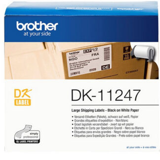 Brother BRODK11247, 103x164, hvide labels, 180 stk.