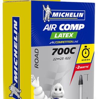 Michelin Aircomp Latex Tube 700x22/23c Presta 40mm/60mm