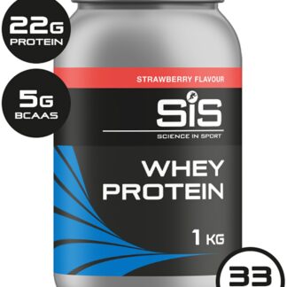 SIS Whey Protein Powder - Jordbær - 1kg