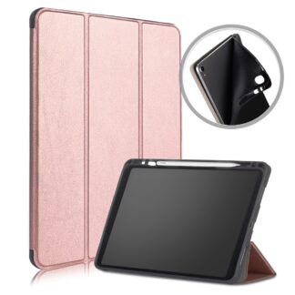 iPad Pro 11 (2018) - Læder Tri-Fold smart cover - Rosa guld